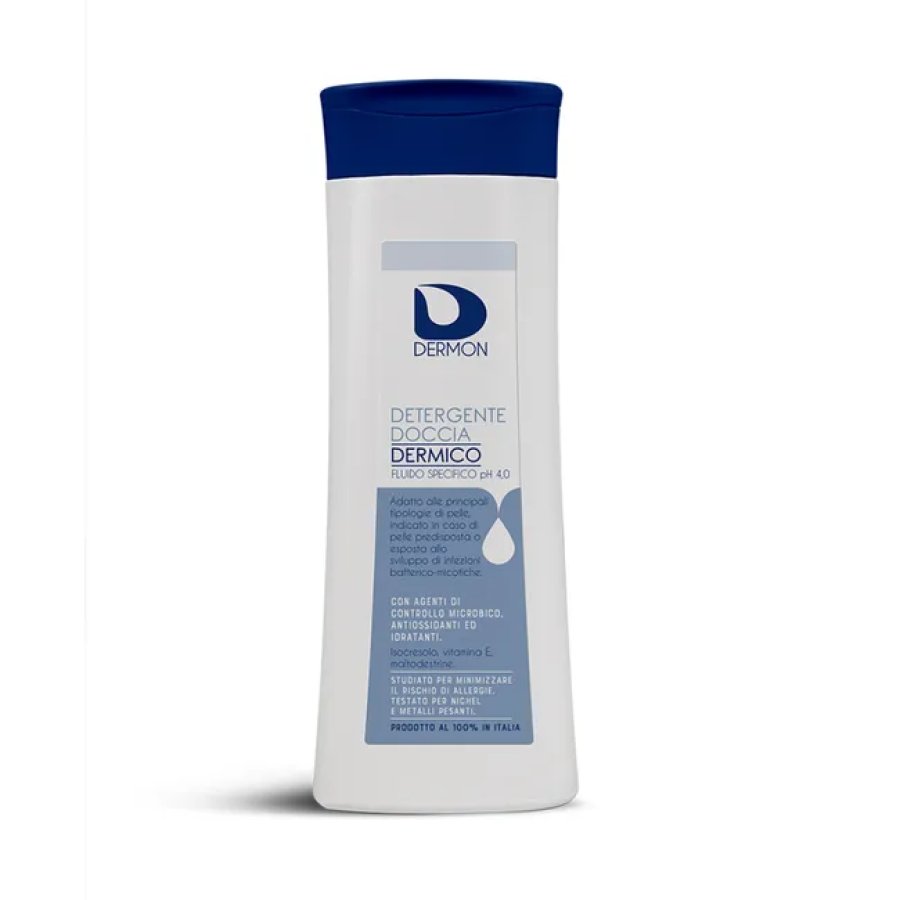 Dermon, Detergente Doccia Dermico pH 4.0, 250 ml