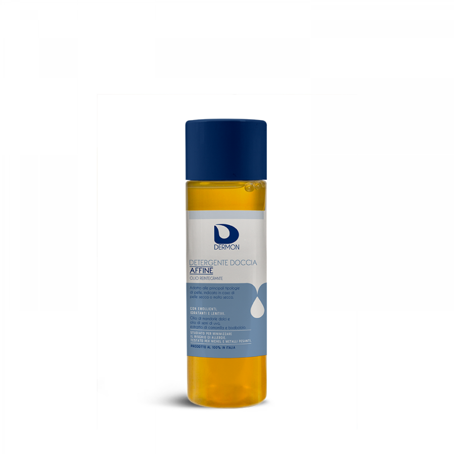 Dermon - Detergente Doccia Affine 250ml - Detergenza Delicata e Soffice per la Tua Pelle