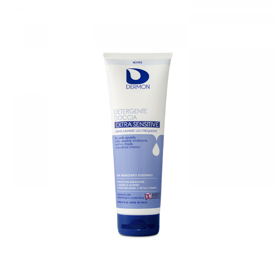 Dermon - Detergente Doccia Extra Sensitive 250ml - Pulizia Delicata per Pelli Sensibili