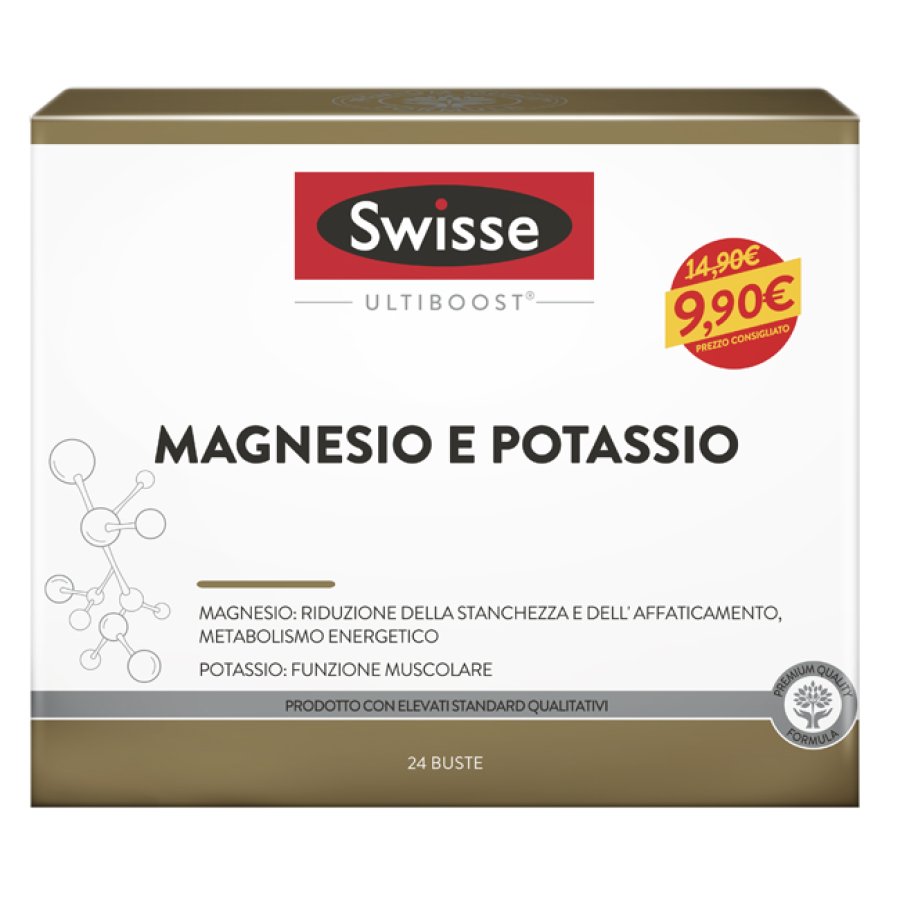 Swisse Magnesio e Potassio, 24 buste Swisse Magnesio e Potassio, 24 buste