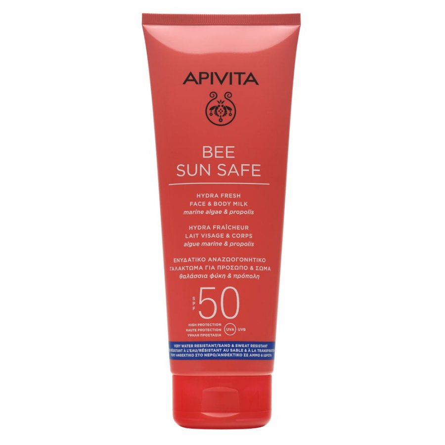 Apivita Bee Sun Safe Hydra Fresh Latte Viso e Corpo SPF50, 200 ml