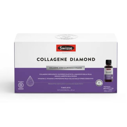 Swisse Beauty, Collagene Diamond Integratore, 10 Flaconcini