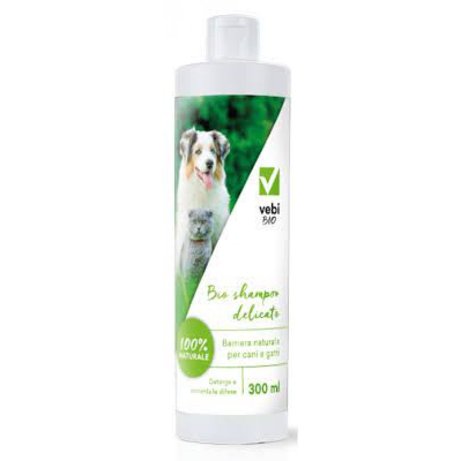 Bio Shampoo Delicato Barriera Naturale Per Cani e Gatti 300ml - Pulizia Naturale e Delicata per Animali Domestici