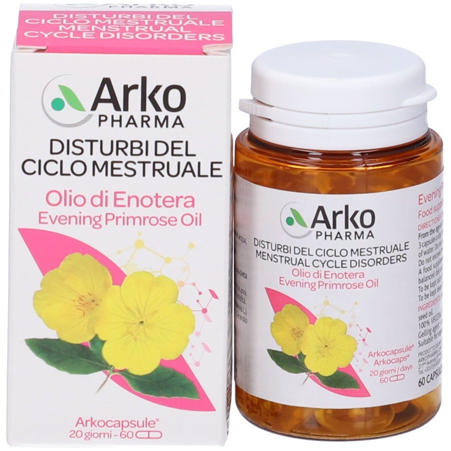 Arkopharma Arkocapsule Olio Enotera Bio, 60 Capsule