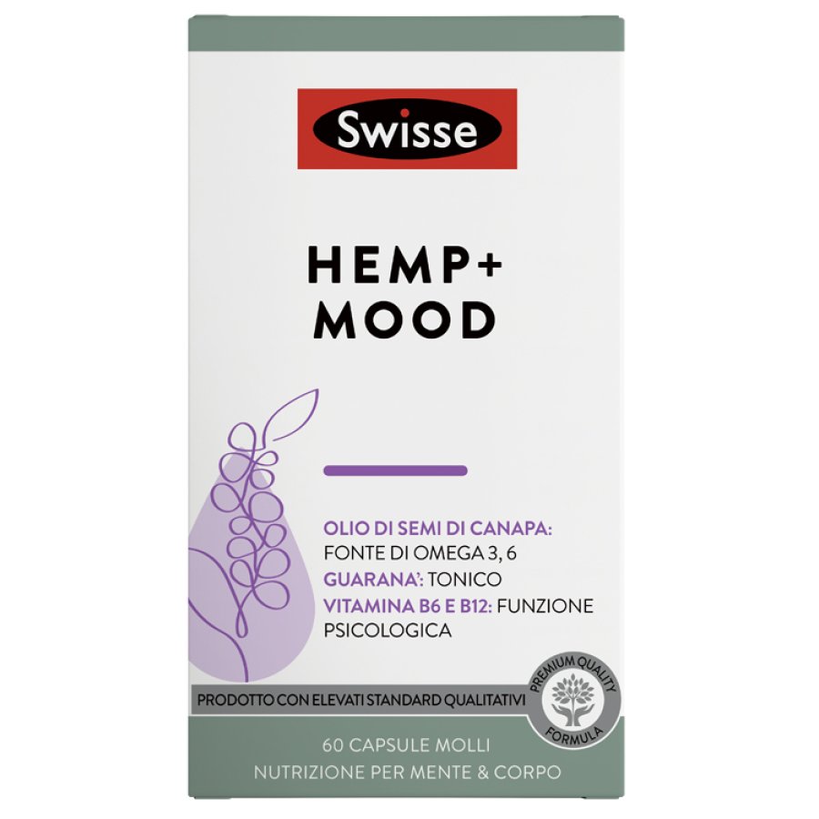 Swisse HEMP+ MOOD, 60 capsule molli