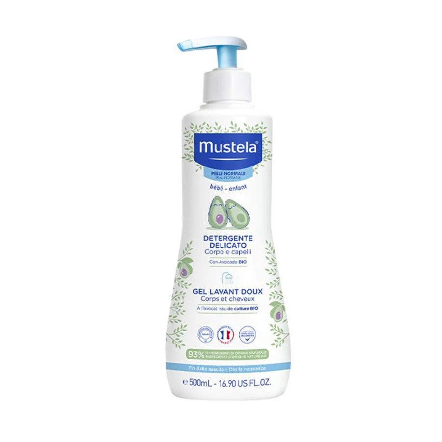 Mustela, Detergente Delicato Corpo e Capelli, 500 ml 