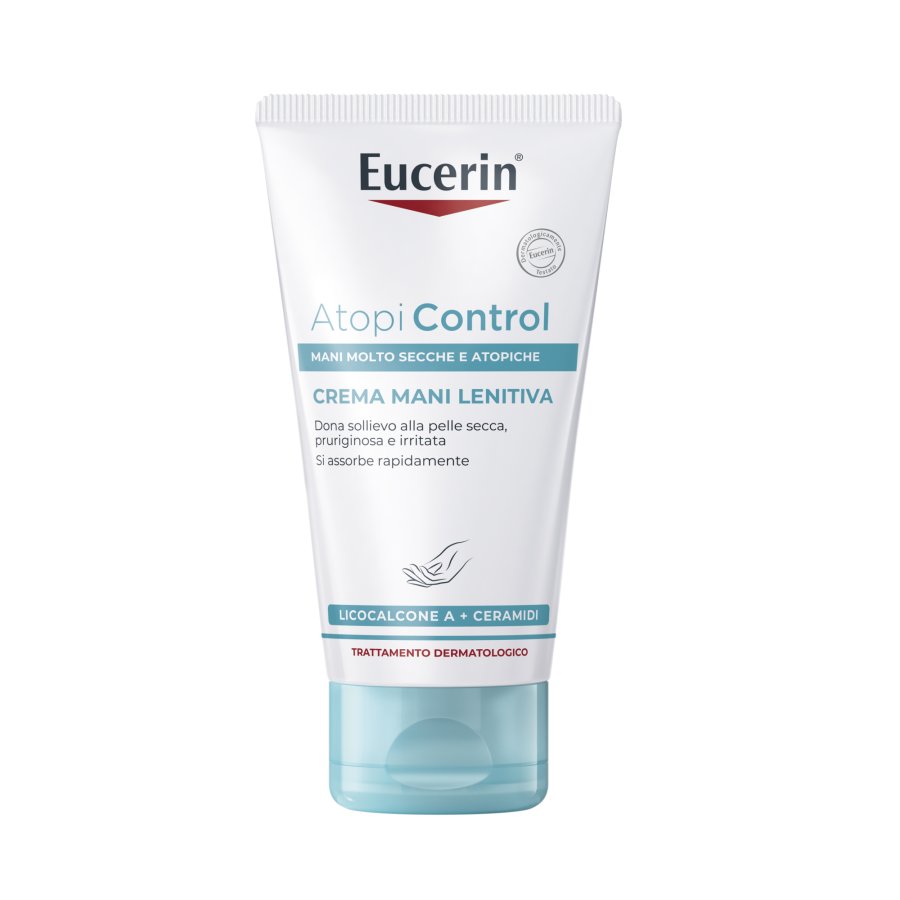 Eucerin AtopiControl - Crema Mani per Pelle con Eczema delle Mani, 75ml