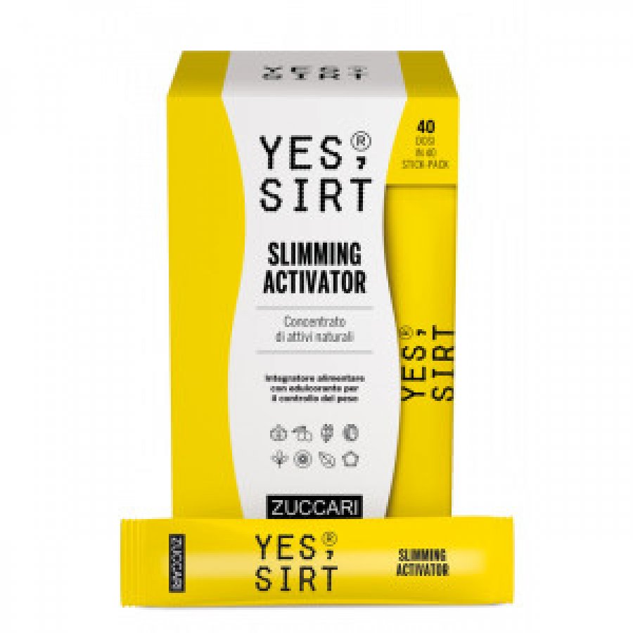Zuccari - Yes Sirt Activator 40 Stickpack - Integratore Alimentare per il Controllo e la Riduzione del Peso