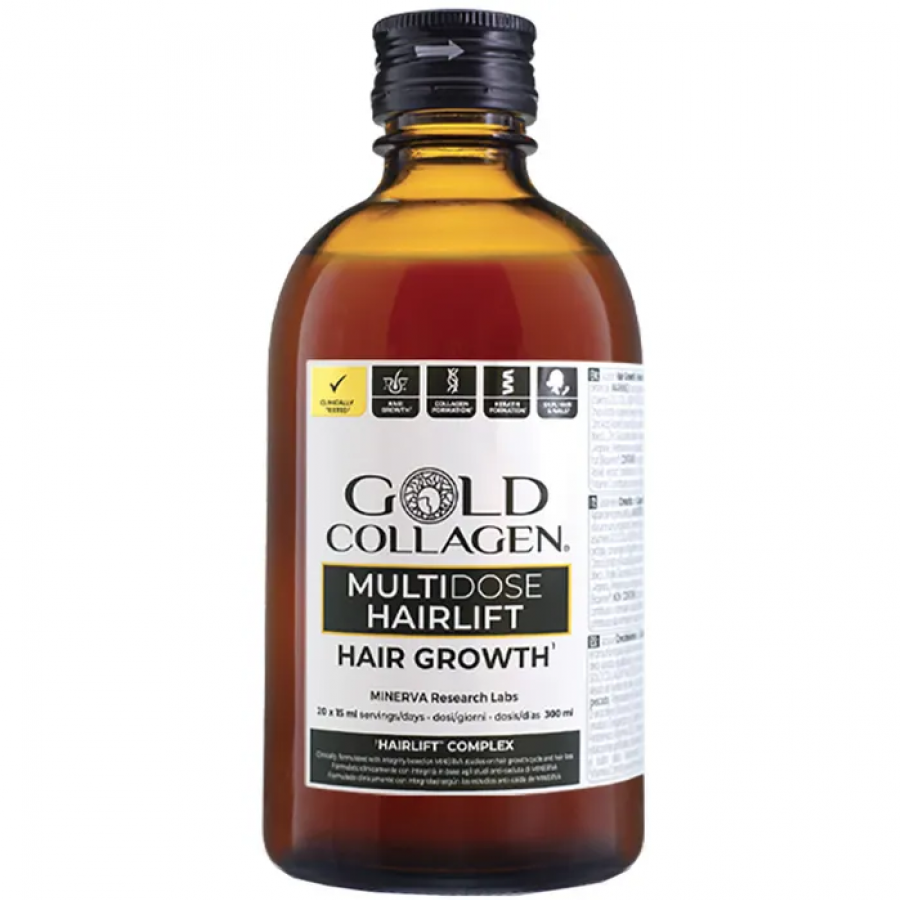 Gold Collagen Hair Lift - Integratore per la Crescita dei Capelli - 300ml