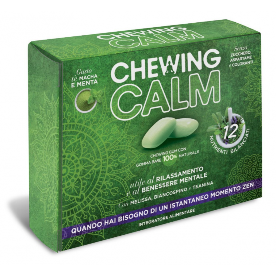 Chewing Calm - 18 Gomme Tè e Menta