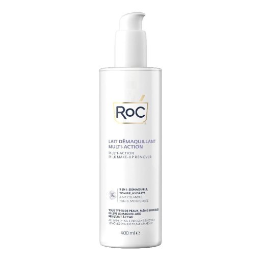 Roc, Latte Detergente Multiazione 3 in 1 Viso, 400 ml