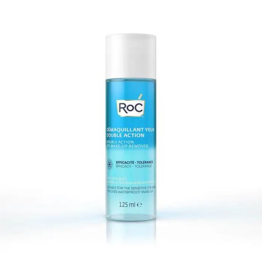RoC Struccante Occhi Bifasico 125ml - Rimozione Delicata del Trucco, Anche Waterproof, per Contorno Occhi Sensibili