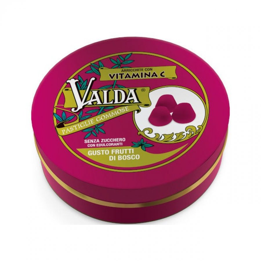 Valda - Pastiglie Gommose Con Vitamina C Gusto Frutti Di Bosco 50g -  Intenso Gusto e Benefici della
