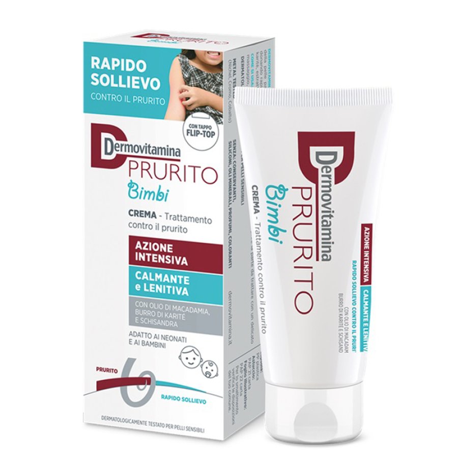 Dermovitamina Prurito Bimbi Crema Calmante e Levitiva, 30 ml