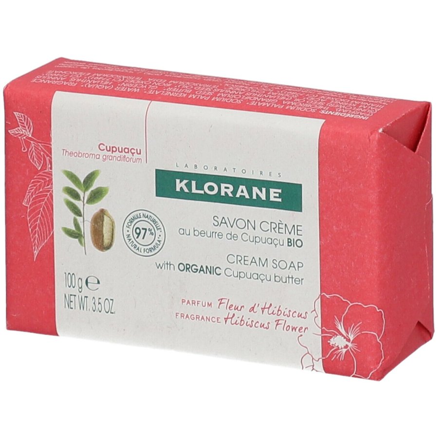 Klorane Crema Sapone Fiore d'Ibisco 100g - Tutti i tipi di pelle
