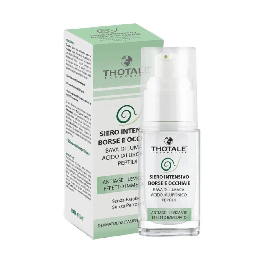 Thotale Siero Intensivo Borse e Occhiaie alla Bava di Lumaca, 30 ml