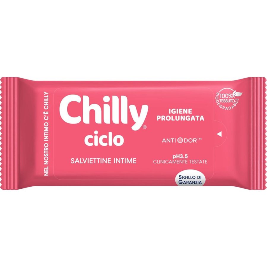Chilly Salviettine Intime Ciclo, 12 pezzi Chilly Salviettine Intime Ciclo, 12 pezzi