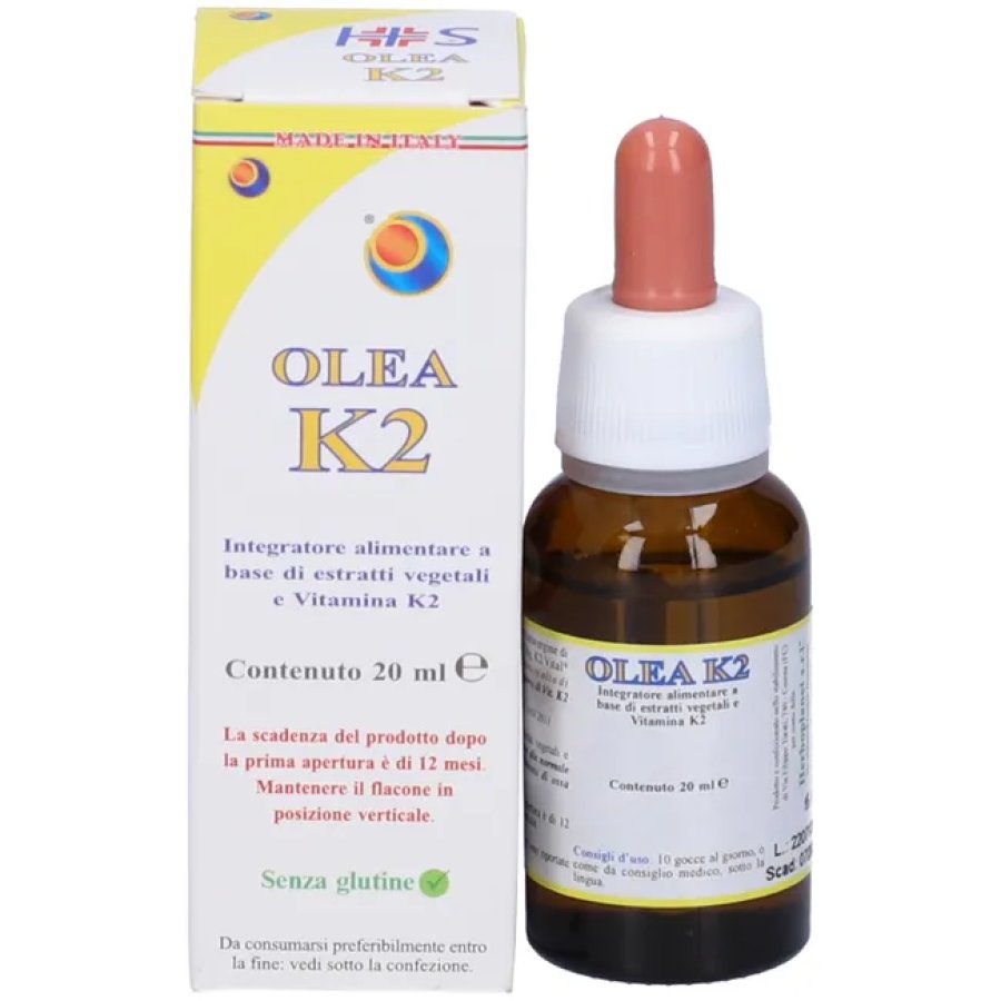 Herboplanet, Olea K2 Gocce, 20 ml 