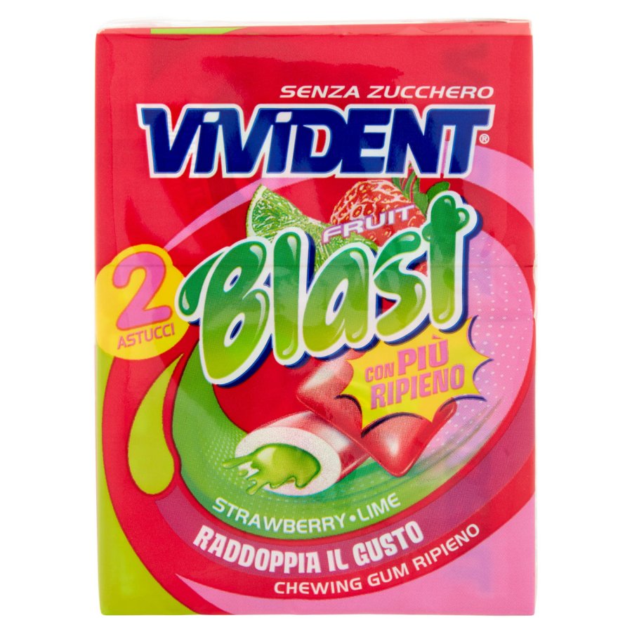 Vivident Fruit Blast Strawberry Lime, 30 g