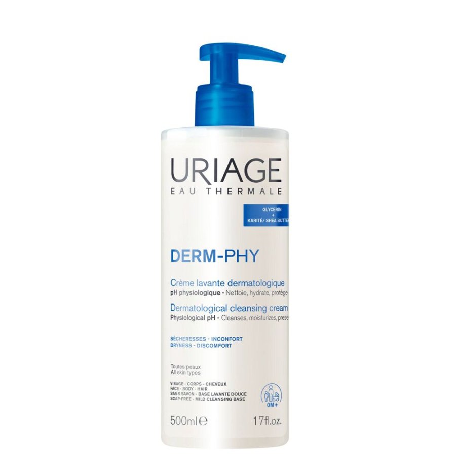 Uriage, Crème Lavante Detergente Corpo Quotidiano, 500 ml Uriage, Crème Lavante Detergente Corpo Quotidiano, 500 ml