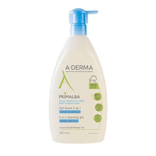 A-Derma Primalba Gel Detergente Lavante 2 in 1 500ml