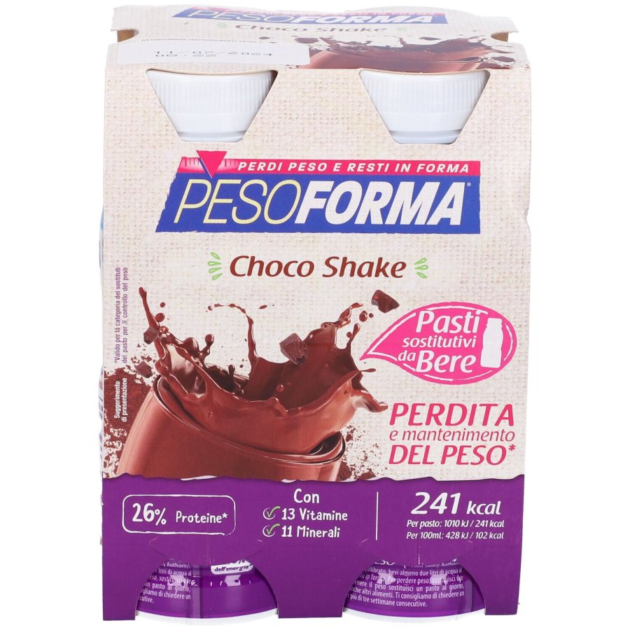 Pesoforma Choco Shake,&nbsp;4 x 236 ml