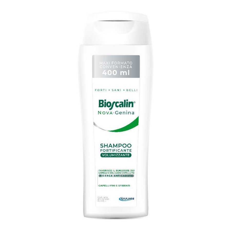 Bioscalin NOVA Genina Shampoo Fortificante Volumizzante, 400 ml