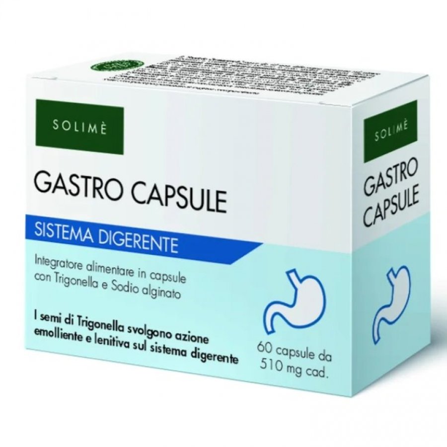 Gastro-Capsule 60 Capsule - Integratore con Trigonella e Sodio Alginato