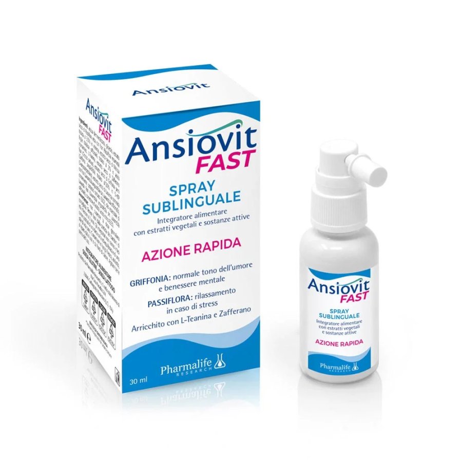 Pharmalife, Ansiovit Fast Spray Sublinguale, 30 ml