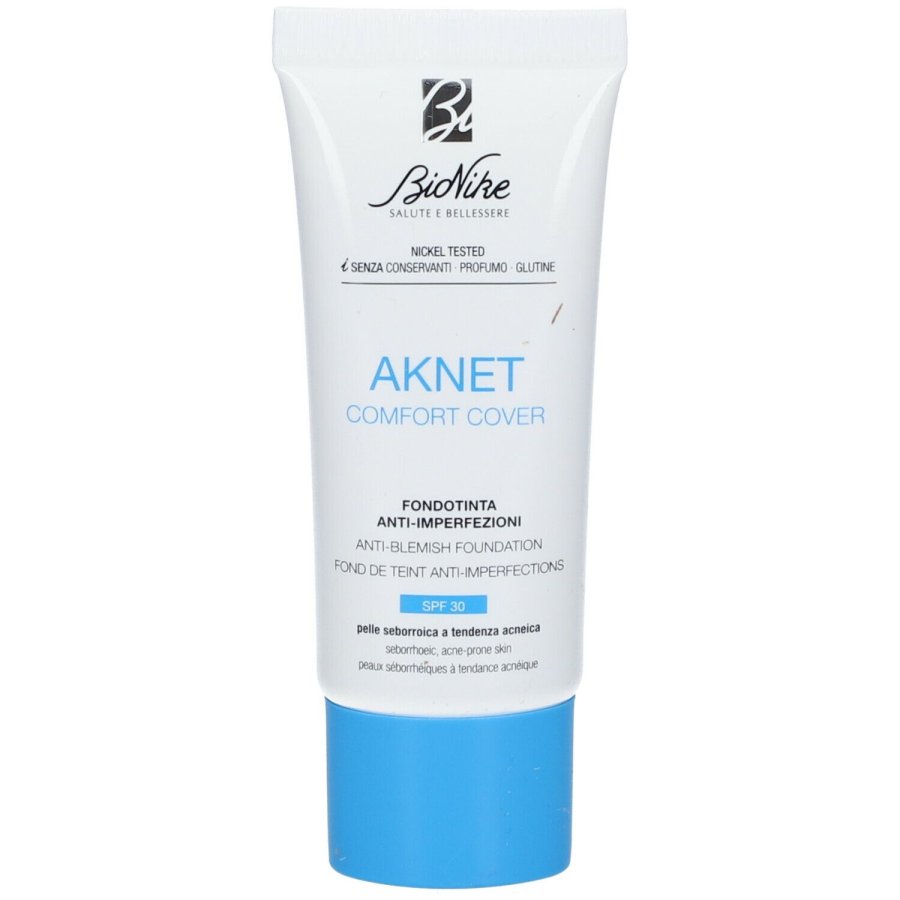 Bionike Aknet Comfort Cover 102 Sable 30ml Fondotinta Anti-Imperfezioni 