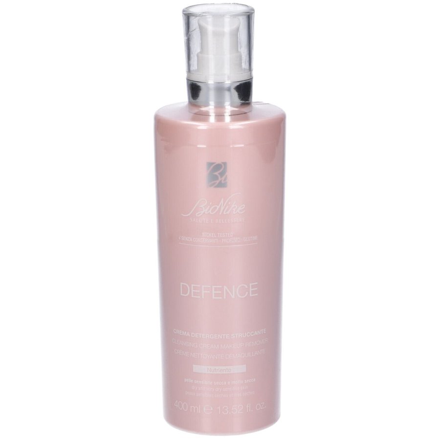 Bionike Defence Crema Detergente Struccante 400ml – Struccante Idratante per Pelle Secca