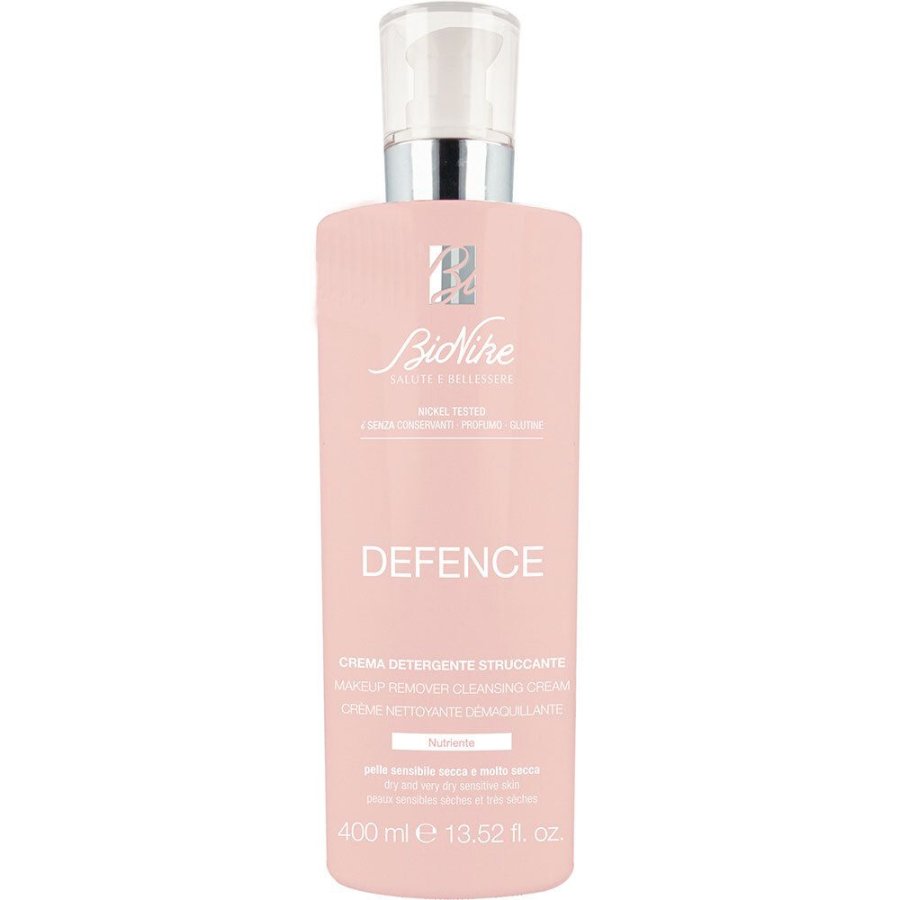 Bionike, Defence Crema Detergente Struccante Viso Occhi e Labbra, 400 ml