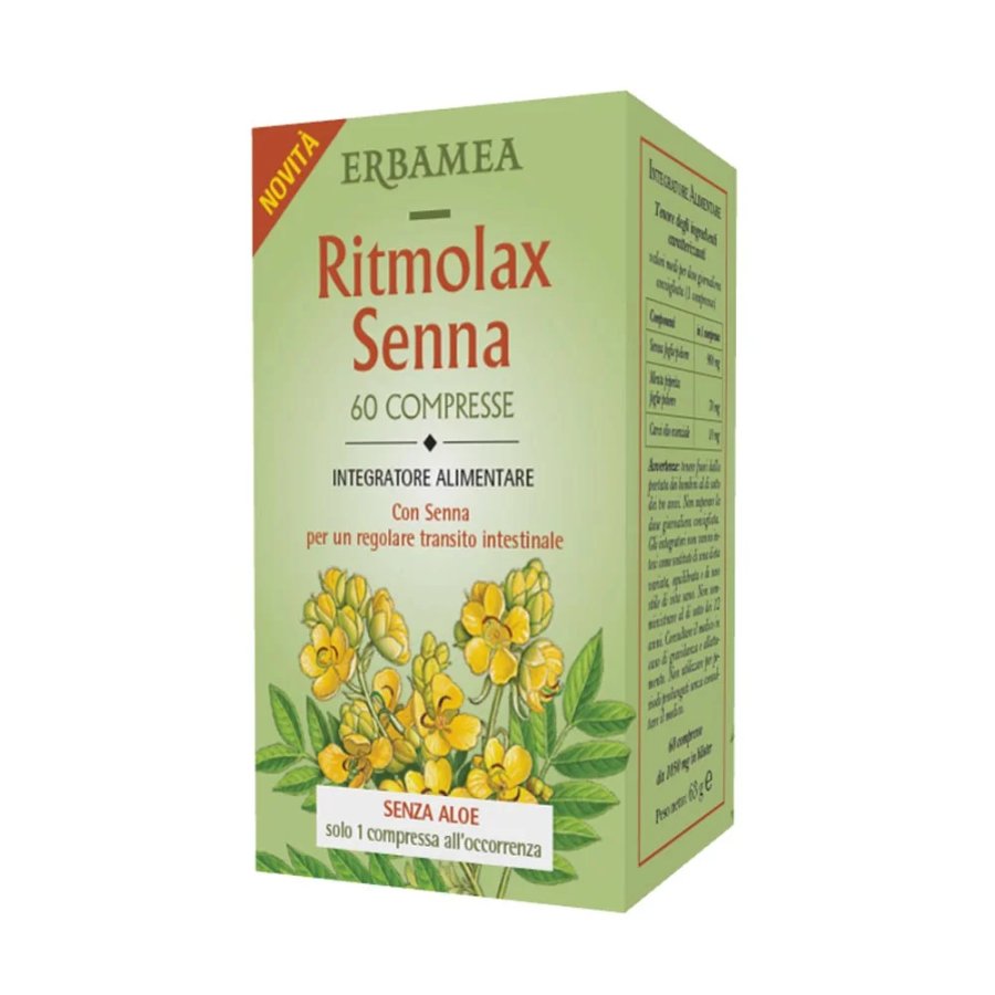 Erbamea, Ritmolax Senna, 60 Compresse