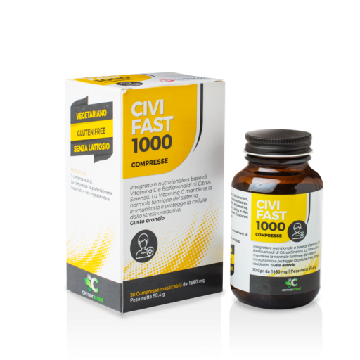 Civifast 1000 - 30 Compresse Giusto Arancio: Supporto Immunitario e Antiossidante per un Benessere Ottimale