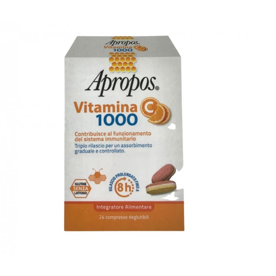 Apropos Vitamina C 1000 Retard 24 Compresse - Integratore Alimentare
