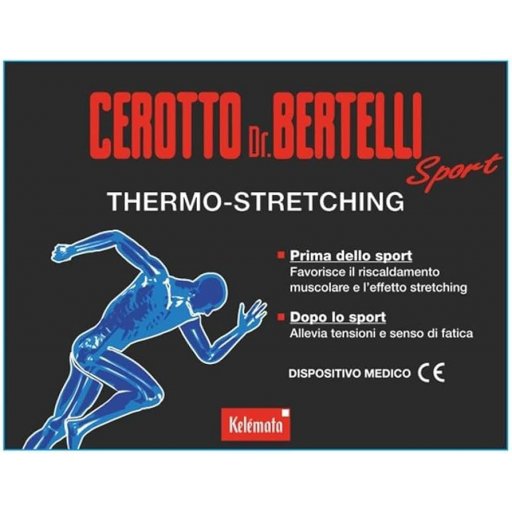 Bertelli Cerotto Sport Thermo-Stretching 1 Pezzo - Preparazione e Recupero Muscolare