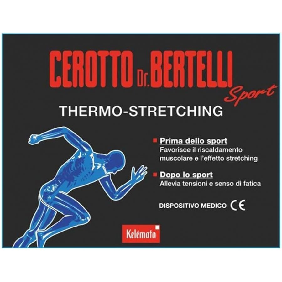 Bertelli Cerotto Sport Thermo-Stretching 1 Pezzo - Preparazione e Recupero Muscolare