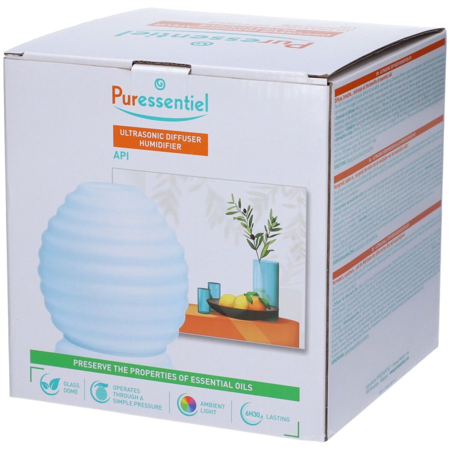 Puressentiel API Diffusore Umidificatore a Ultrasuoni, 1 diffusore Puressentiel API Diffusore Umidificatore a Ultrasuoni, 1 diffusore