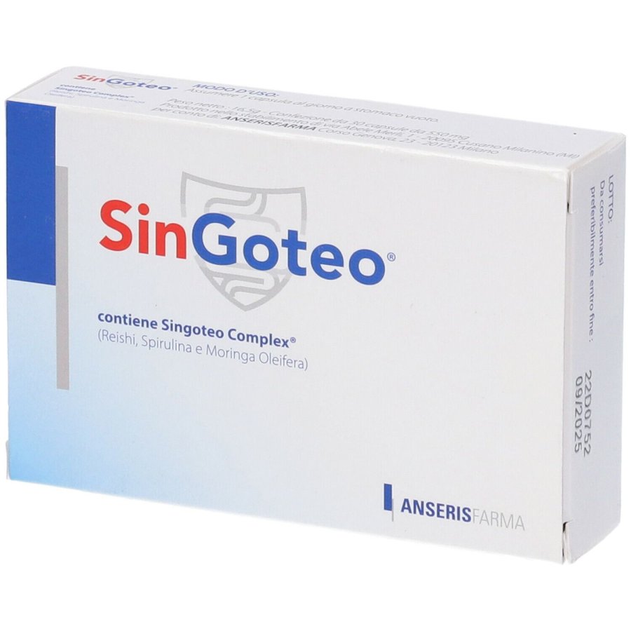 SinGoteo Integratore Permeabilità Intestinale, 30 Capsule