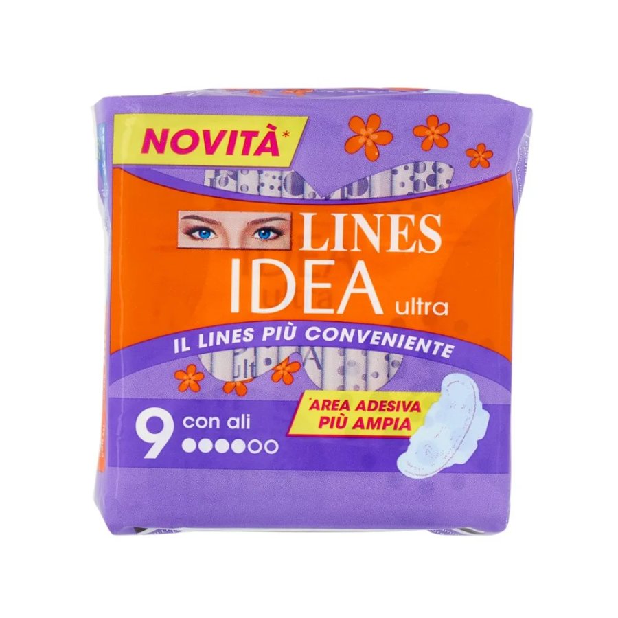 Lines Idea Ultra Giorno con Ali, 9 Pezzi