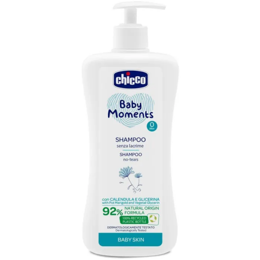 Chicco Baby Moments Shampoo Delicato Senza Lacrime 500ml 0Mesi+