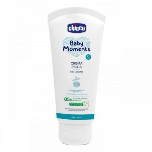 Chicco Baby Moments Crema Ricca Delicata 100ml - Crema Nutriente per Bambini