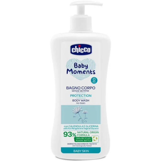 Chicco Baby Moments Bagnoschiuma Delicato Senza Lacrime 750ml – Neonati 0+ Mesi