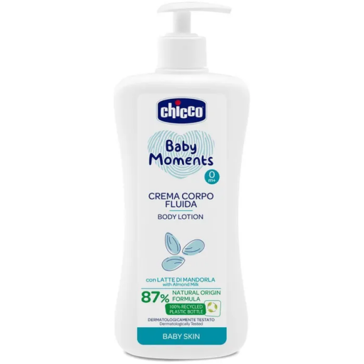 Chicco Baby Moments Crema Corpo Fluida Delicata 500ml 0Mesi+