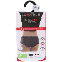 Lovable Culotte Flusso Abbondante, Nero, XL