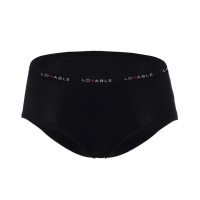 Lovable Culotte Lavabile da Ciclo Flusso Medio Nero, Taglia 4, L