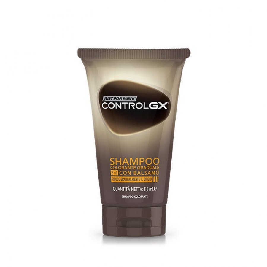 Just For Men Control Gx - 2 In 1 Shampoo/Balsamo Colorante Graduale 118 ml