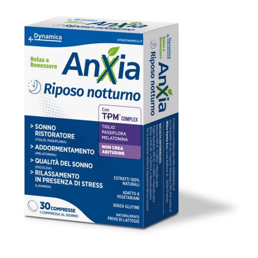 Dynamica Anxia Riposo Notturno, 30 compresse Dynamica Anxia Riposo Notturno, 30 compresse