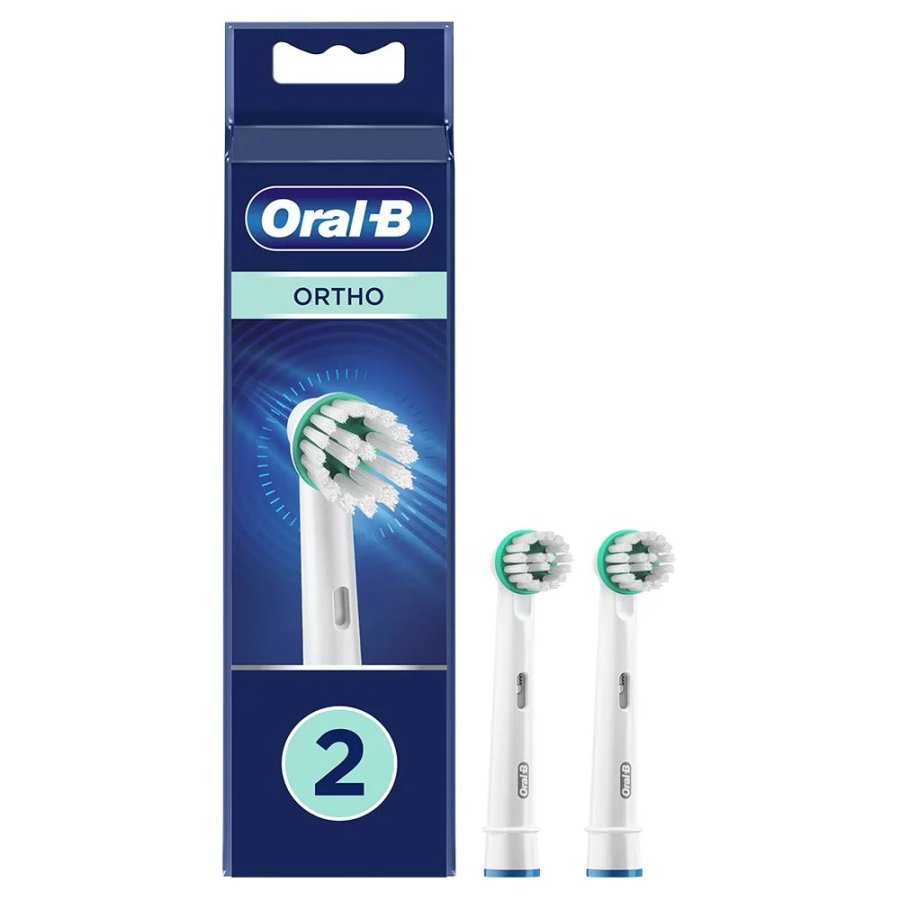 Oral-B Ortho Testine di Ricambio 2 Pezzi 
