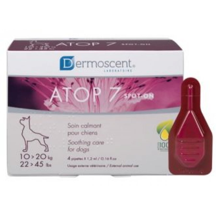 Atop 7 Spot-On Cani 10-20Kg 4 Pipette 1,2ml